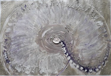 Painting titled "Sea shell." by Marie Ruda, Original Artwork, Acrylic