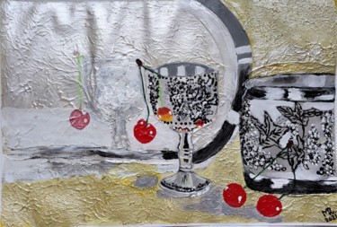 Malerei mit dem Titel "Still life-016." von Marie Ruda, Original-Kunstwerk, Acryl