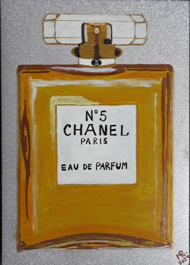 Pintura intitulada "Perfumery-1;Chanel-…" por Marie Ruda, Obras de arte originais, Acrílico