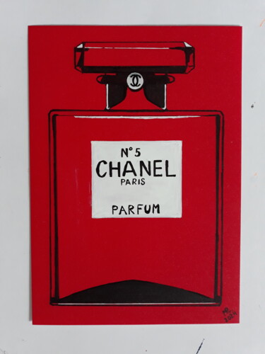 Painting titled "Perfumery-3;Chanel-…" by Marie Ruda, Original Artwork, Acrylic