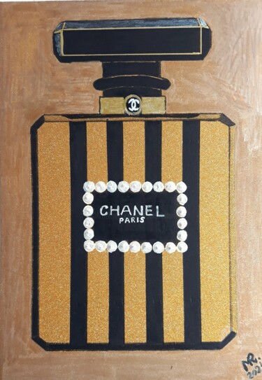 Painting titled "Perfumery-4; Chanel…" by Marie Ruda, Original Artwork, Acrylic