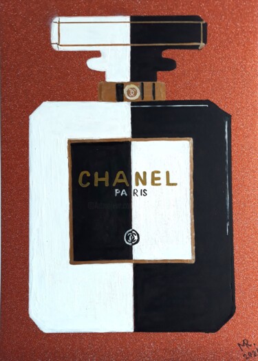 Painting titled "Perfumery-5;Chanel-…" by Marie Ruda, Original Artwork, Acrylic