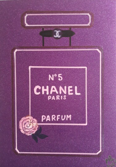 Painting titled "Perfumery-7;Chanel-…" by Marie Ruda, Original Artwork, Acrylic