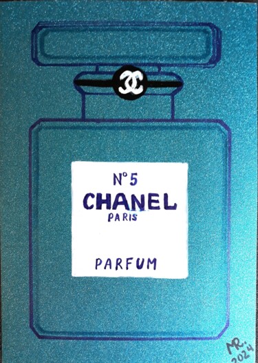 Pintura titulada "Perfumery-9;Chanel-…" por Marie Ruda, Obra de arte original, Acrílico