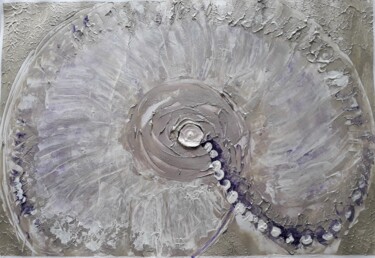 Painting titled "Sea shell-2." by Marie Ruda, Original Artwork, Acrylic