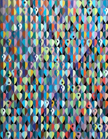 Malerei mit dem Titel "Drops of Joy 10" von Marina Astakhova, Original-Kunstwerk, Acryl