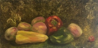 Pintura intitulada "Oil painting Vegeta…" por Marina Babintseva, Obras de arte originais, Óleo