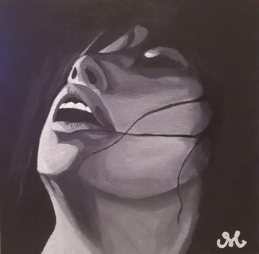 Peinture intitulée "Orgasme" par Marina Bassano, Œuvre d'art originale, Acrylique