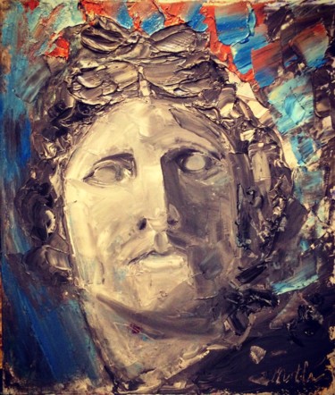 Painting titled "Apollon" by Marina Budnikova, Original Artwork, Oil