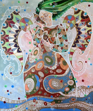Pintura titulada "Szept morza" por Marina Czajkowska, Obra de arte original, Acrílico