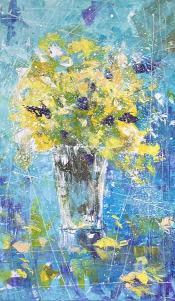 Peinture intitulée "Wiosenne powietrze" par Marina Czajkowska, Œuvre d'art originale, Acrylique