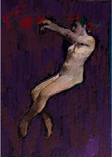 Pintura intitulada "Dancing- Danse." por Marina Fedorova, Obras de arte originais, Acrílico