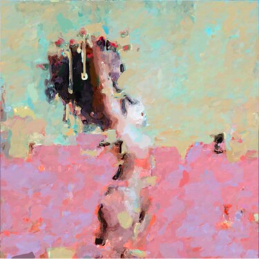 Pittura intitolato "Pink Sunrise. Origi…" da Marina Fedorova, Opera d'arte originale, Acrilico