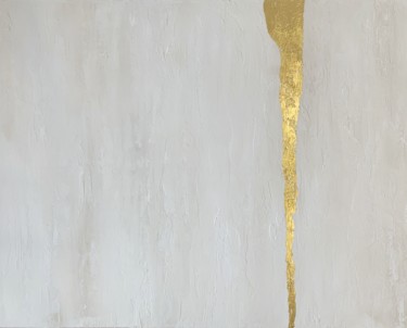 Pittura intitolato "Gold wind" da Marina Lebedeva, Opera d'arte originale, Acrilico