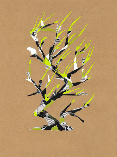 "Spring" başlıklı Kolaj Marina Geipel tarafından, Orijinal sanat, Kolaj