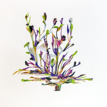 拼贴 标题为“FLOWER OBSESSION” 由Marina Geipel, 原创艺术品, 拼贴