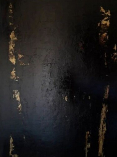 Pittura intitolato "Obsidian Mirror Bla…" da Marina Gorbachova, Opera d'arte originale, Olio