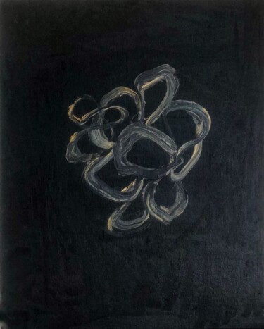 Malerei mit dem Titel "Strange Place Abstr…" von Marina Gorbachova, Original-Kunstwerk, Öl