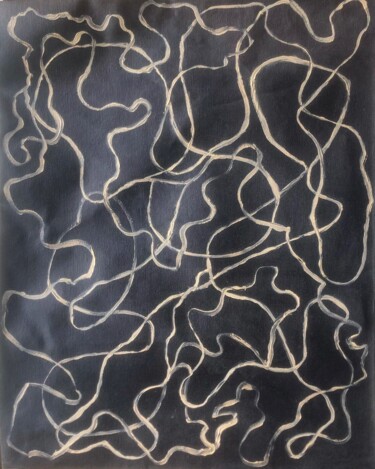 Картина под названием "One Way" - Marina Gorbachova, Подлинное произведение искусства, Масло