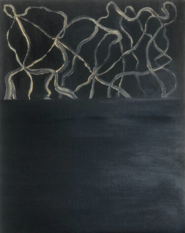 Картина под названием "And What About Love" - Marina Gorbachova, Подлинное произведение искусства, Масло