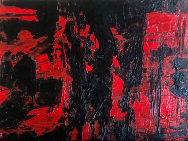 Картина под названием "Lover’s Shadows" - Marina Gorbachova, Подлинное произведение искусства, Масло