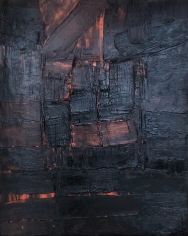 Картина под названием "Enigma Square" - Marina Gorbachova, Подлинное произведение искусства, Масло