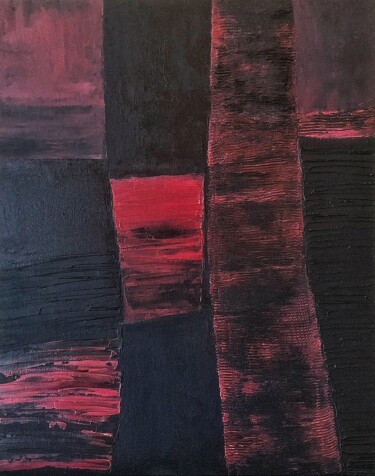 Картина под названием "Opposite Feelings" - Marina Gorbachova, Подлинное произведение искусства, Масло