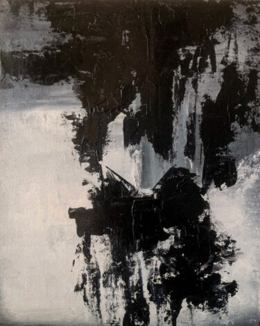 Pintura intitulada "Dark Side" por Marina Gorbachova, Obras de arte originais, Óleo