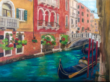 Pintura titulada "Venice Dreams" por Marina Gorbachova, Obra de arte original, Oleo