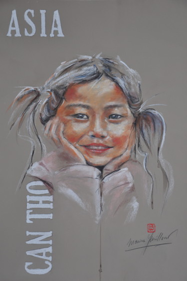 ASIA Peinture intitulée "ASIA" par Marina Guilloret, Œuvre d'art originale, Autre