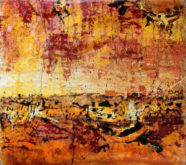 Картина под названием "лето" - Марина Климан, Подлинное произведение искусства, Масло
