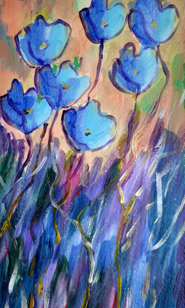 Pintura titulada "Spring Flowers #06" por Marina Krylova, Obra de arte original, Acrílico