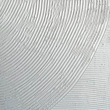 Картина под названием "Future is White v5" - Marina Marzepane, Подлинное произведение искусства, Акрил