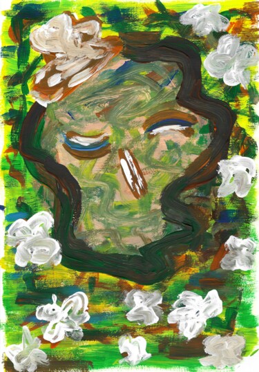 Painting titled "ONO" by Marina Marzepane, Original Artwork, Gouache