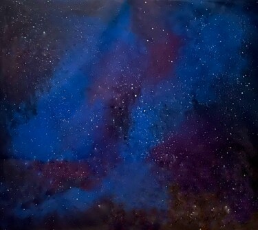 Peinture intitulée "Cosmos" par Marina Marzepane, Œuvre d'art originale, Résine