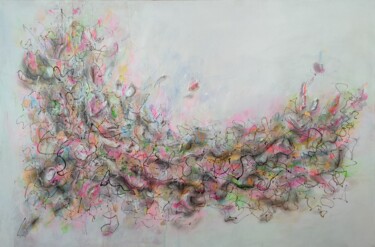 Malarstwo zatytułowany „The breath of spring” autorstwa Marina Okulova, Oryginalna praca, Akryl Zamontowany na Drewniana ram…