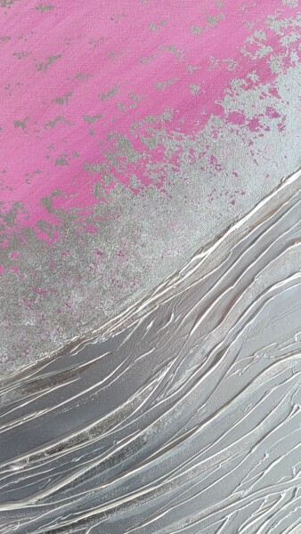 Картина под названием "Wave № 5" - Marina Okulova, Подлинное произведение искусства, Акрил Установлен на Деревянная рама для…