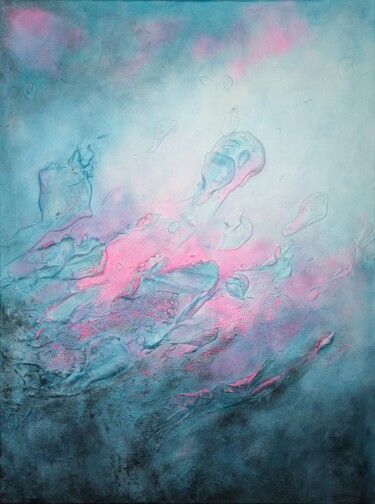 Pittura intitolato "Abstraction № 44" da Marina Okulova, Opera d'arte originale, Acrilico Montato su Telaio per barella in l…