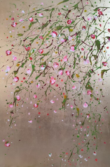 Картина под названием "Summer Day" - Marina Okulova, Подлинное произведение искусства, Акрил Установлен на Деревянная панель
