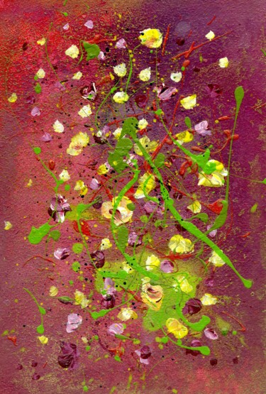 Malerei mit dem Titel "Breath of summer 2" von Marina Okulova, Original-Kunstwerk, Acryl