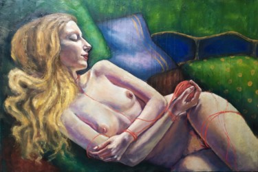 Schilderij getiteld "Desires / Желания" door Marina Petrova, Origineel Kunstwerk, Olie