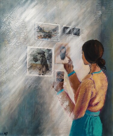 Peinture intitulée "Memories / Воспомин…" par Marina Petrova, Œuvre d'art originale, Huile