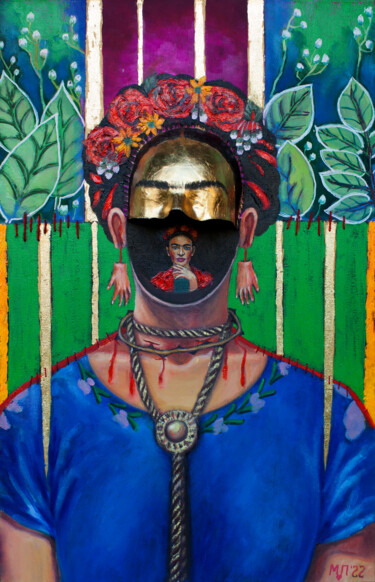 Картина под названием "Frida" - Marina Petrova, Подлинное произведение искусства, Масло