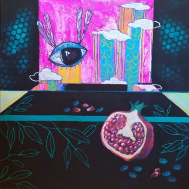 Malerei mit dem Titel "Soul driven by love…" von Marina Petrova, Original-Kunstwerk, Acryl