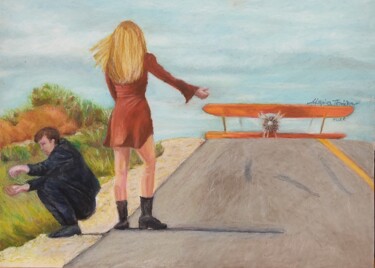 Peinture intitulée "Amazing ride" par Marina Petsali, Œuvre d'art originale, Pastel