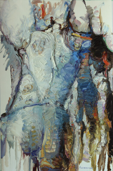 Malerei mit dem Titel "Sketch #58" von Marina Podgaevskaya, Original-Kunstwerk, Öl