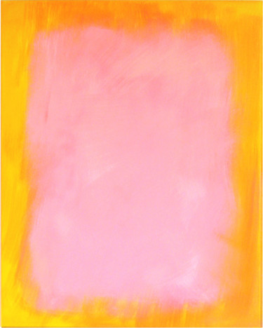 Painting titled "Marshmallow / Yello…" by Marina Rusalka, Original Artwork, Oil Mounted on Wood Stretcher frame