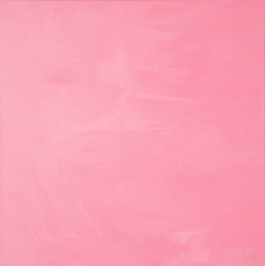 Painting titled "Pink foursquare" by Marina Rusalka, Original Artwork, Oil