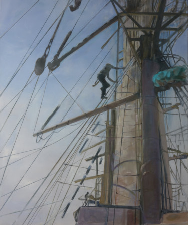 Pintura titulada "Sails" por Marina Shkarupa, Obra de arte original, Acrílico