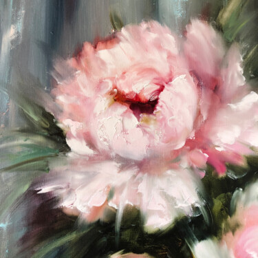 Impressões e gravuras intitulada "100*100cm. Pink lar…" por Marina Skromova, Obras de arte originais, Trabalho Digital 2D